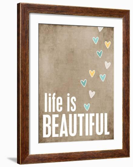 Life is Beautiful-Cheryl Overton-Framed Giclee Print