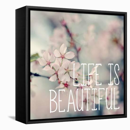 Life is Beautiful-Sarah Gardner-Framed Stretched Canvas