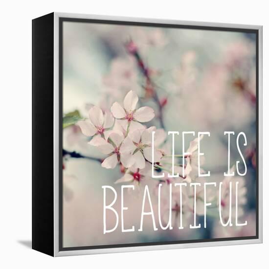 Life is Beautiful-Sarah Gardner-Framed Stretched Canvas