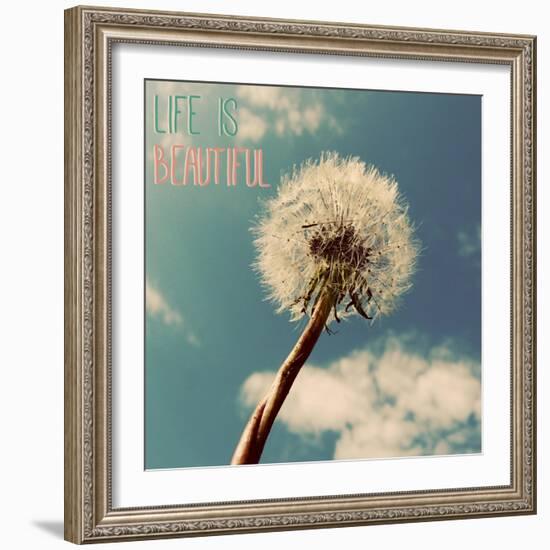 Life is Beautiful-Gail Peck-Framed Art Print