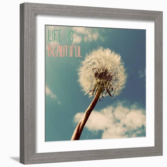 Life is Beautiful-Gail Peck-Framed Art Print