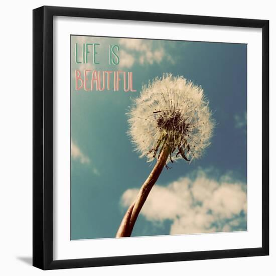 Life is Beautiful-Gail Peck-Framed Art Print