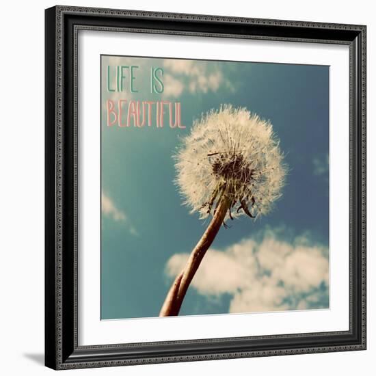 Life is Beautiful-Gail Peck-Framed Art Print