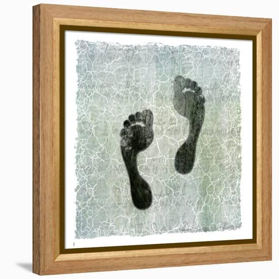 Life Is Better at the Lake Foot Print-LightBoxJournal-Framed Premier Image Canvas