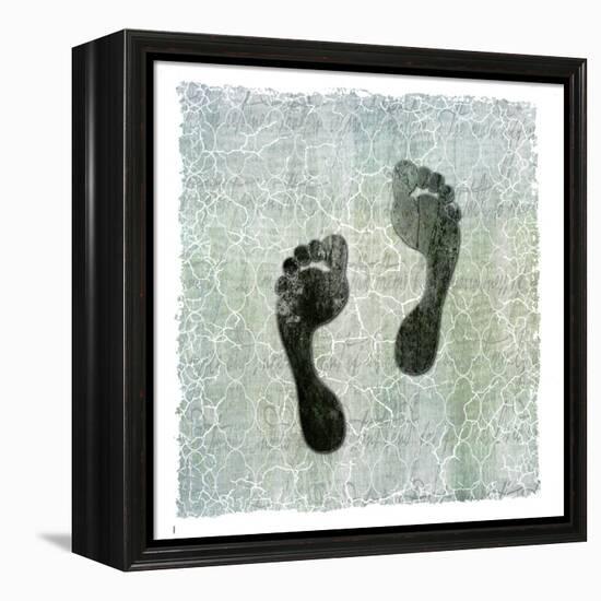 Life Is Better at the Lake Foot Print-LightBoxJournal-Framed Premier Image Canvas