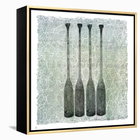 Life Is Better at the Lake Oars-LightBoxJournal-Framed Premier Image Canvas