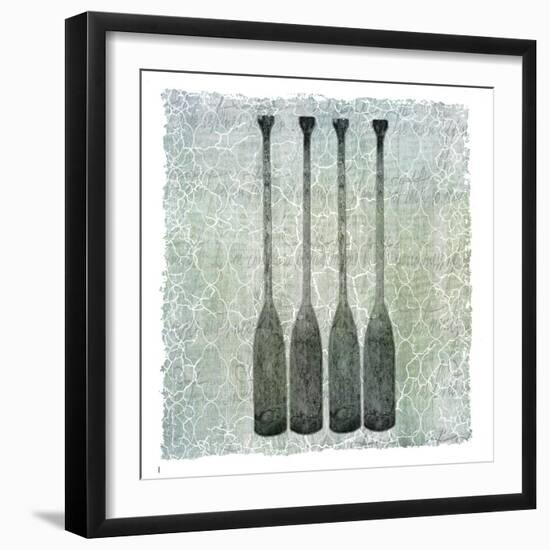 Life Is Better at the Lake Oars-LightBoxJournal-Framed Giclee Print