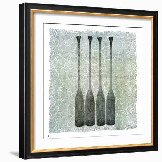 Life Is Better at the Lake Oars-LightBoxJournal-Framed Giclee Print