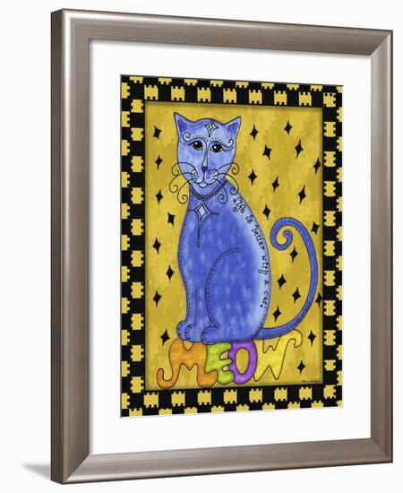 Life Is Better with a Cat-Tina Nichols-Framed Giclee Print