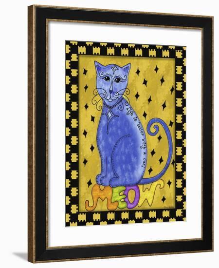 Life Is Better with a Cat-Tina Nichols-Framed Giclee Print