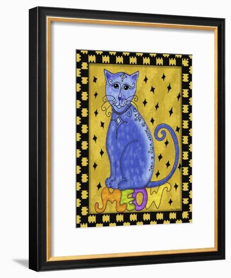 Life Is Better with a Cat-Tina Nichols-Framed Giclee Print