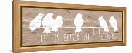 Life is Better with Friends-Patricia Pinto-Framed Stretched Canvas