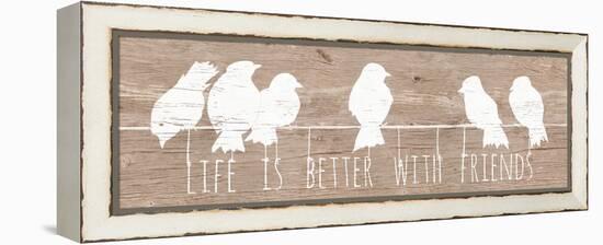 Life is Better with Friends-Patricia Pinto-Framed Stretched Canvas