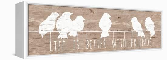 Life is Better with Friends-Patricia Pinto-Framed Stretched Canvas