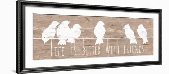 Life is Better with Friends-Patricia Pinto-Framed Art Print