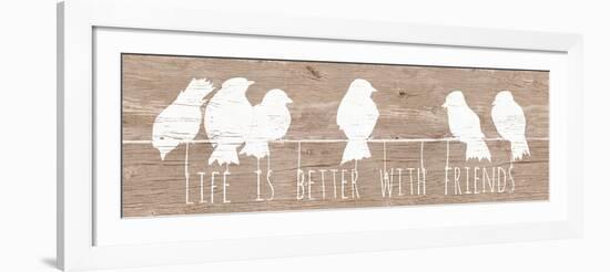 Life is Better with Friends-Patricia Pinto-Framed Art Print