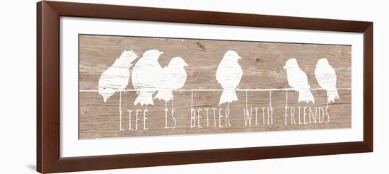 Life is Better with Friends-Patricia Pinto-Framed Art Print