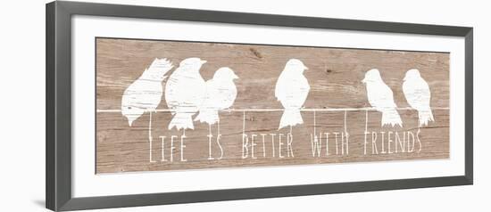 Life is Better with Friends-Patricia Pinto-Framed Art Print
