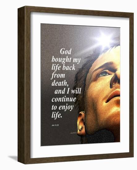 Life is Bought-Nate Owens-Framed Giclee Print