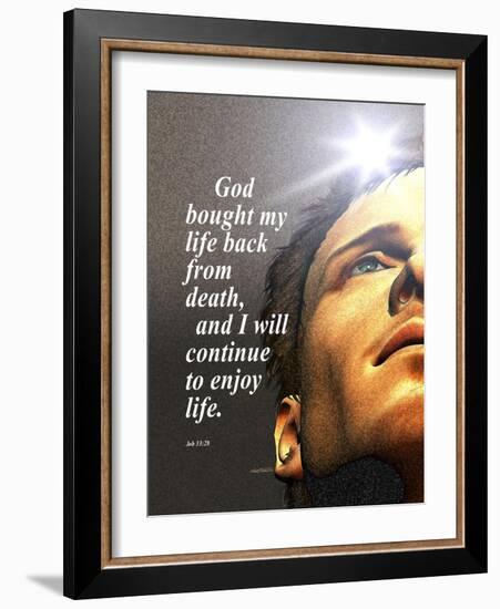 Life is Bought-Nate Owens-Framed Giclee Print