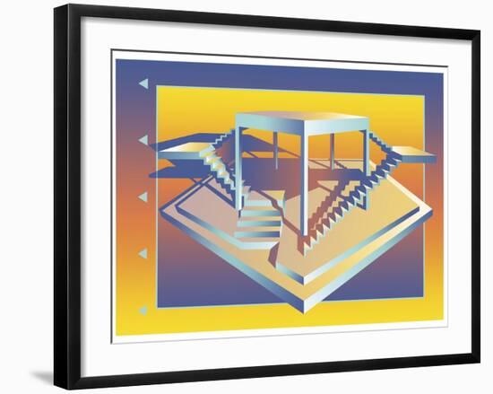 Life Is But a Stage-David Chestnutt-Framed Giclee Print