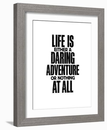 Life Is Either A Daring Adventure-Brett Wilson-Framed Art Print