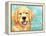 Life Is Golden Retriever-Melinda Hipsher-Framed Premier Image Canvas