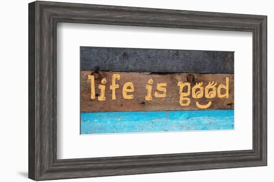 Life is good I-Irena Orlov-Framed Art Print