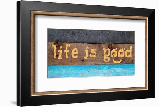 Life is good I-Irena Orlov-Framed Art Print