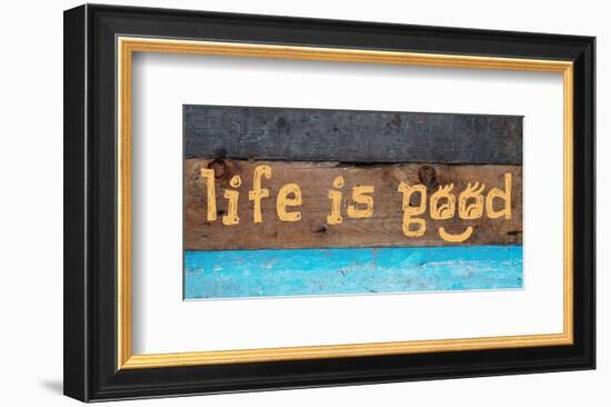 Life is good I-Irena Orlov-Framed Art Print