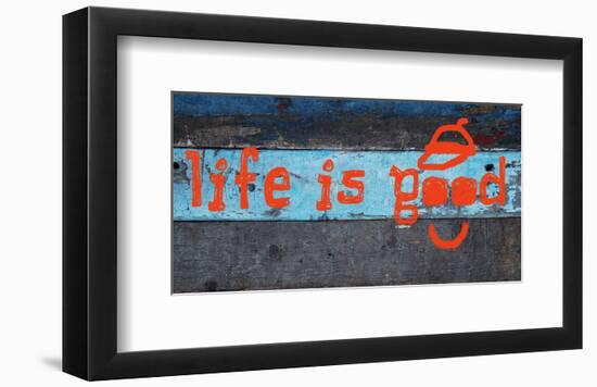 Life is good II-Irena Orlov-Framed Art Print