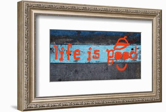 Life is good II-Irena Orlov-Framed Art Print