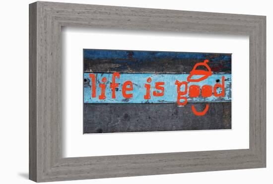 Life is good II-Irena Orlov-Framed Art Print