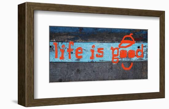 Life is good II-Irena Orlov-Framed Art Print