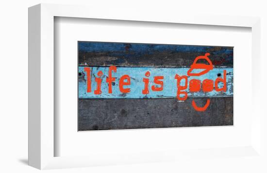 Life is good II-Irena Orlov-Framed Art Print