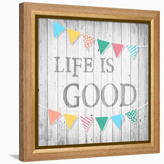 Life is Good-Alicia Soave-Framed Stretched Canvas