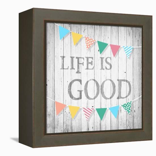 Life is Good-Alicia Soave-Framed Stretched Canvas