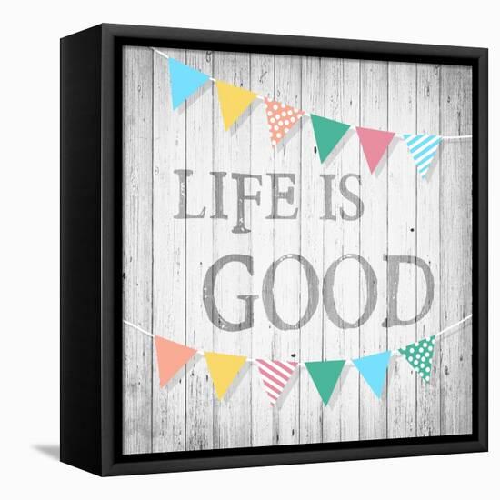 Life is Good-Alicia Soave-Framed Stretched Canvas