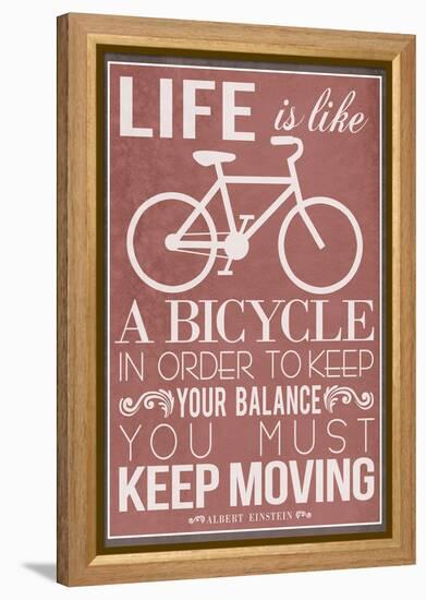 Life Is Like a Bicycle-null-Framed Stretched Canvas