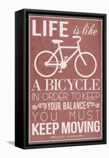 Life Is Like a Bicycle-null-Framed Stretched Canvas