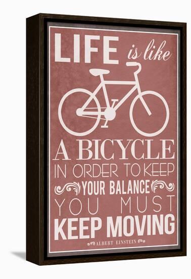 Life Is Like a Bicycle-null-Framed Stretched Canvas