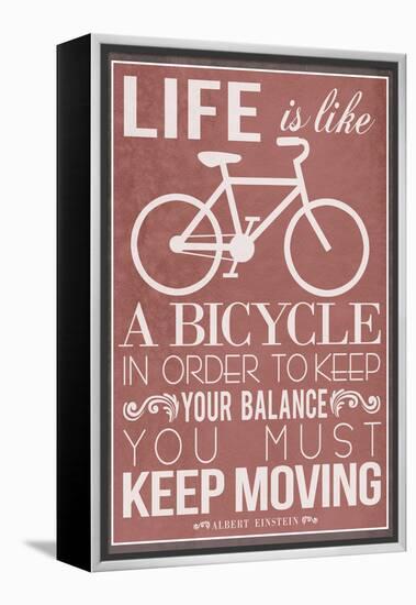 Life Is Like a Bicycle-null-Framed Stretched Canvas