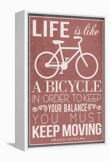 Life Is Like a Bicycle-null-Framed Stretched Canvas