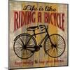 Life is Like Riding a Bicycle-Maria Donovan-Mounted Art Print