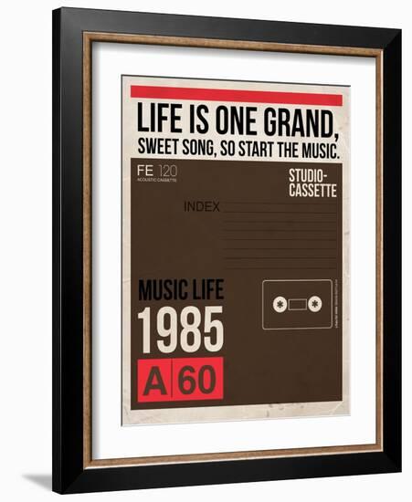 Life is Music-NaxArt-Framed Art Print