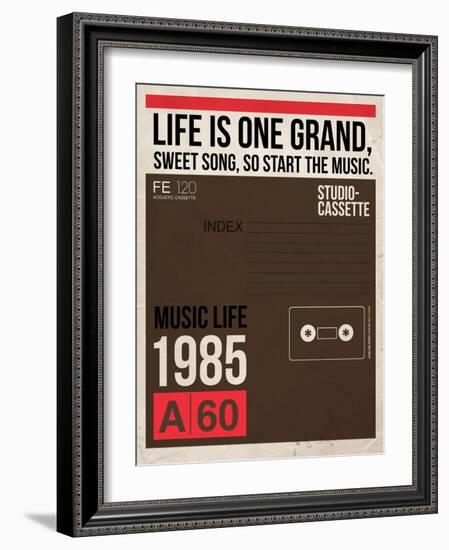 Life is Music-NaxArt-Framed Art Print