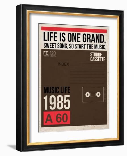 Life is Music-NaxArt-Framed Art Print