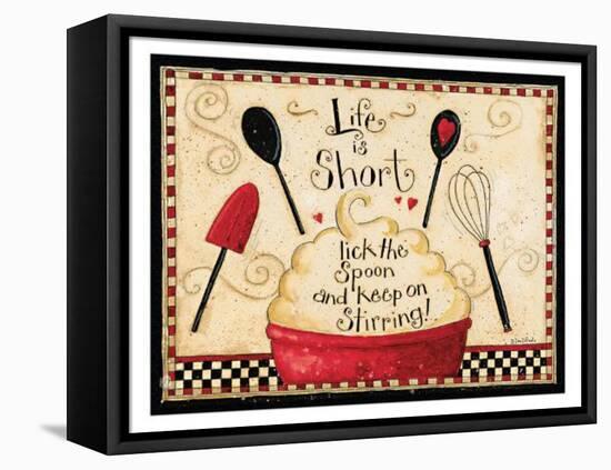 Life Is Short-Dan Dipaolo-Framed Stretched Canvas