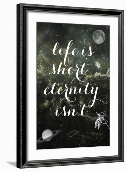 Life is Short-Elo Marc-Framed Giclee Print