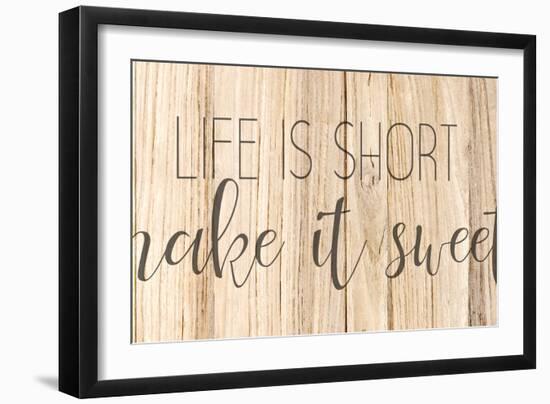 Life Is Short-Kimberly Allen-Framed Art Print